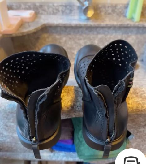 八成新 春夏切尔西靴男镂空马丁靴牛皮英伦韩...