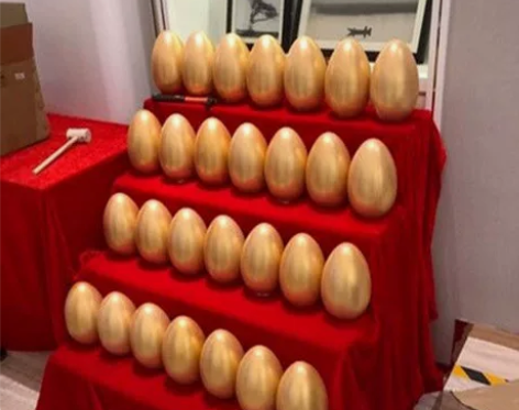 工厂直销12个装砸金蛋批发活动庆典生日聚会...