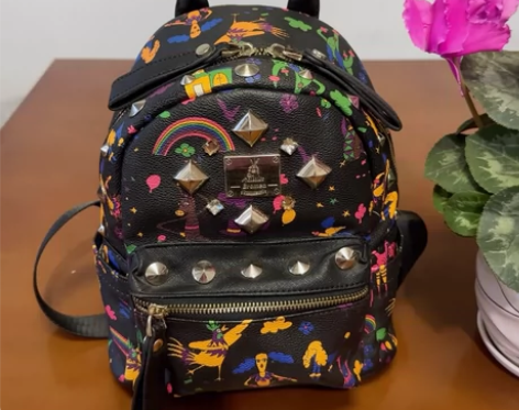 Bromen 不莱玫 女款双肩背包小板!...