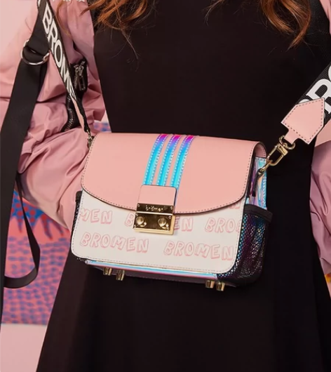 全新！不莱玫雷射包包单肩包斜挎包 要看细节...