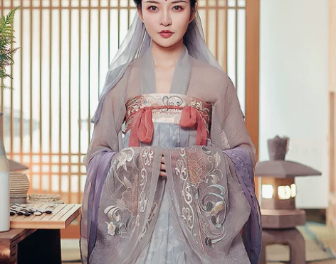 都城南庄汉服+南歌子+绣花印花原创齐胸襦裙...