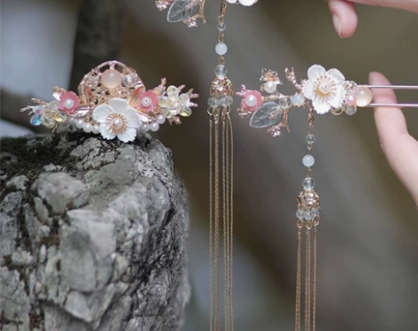 【全套13.9】发冠发簪发梳打包/排簪/汉...