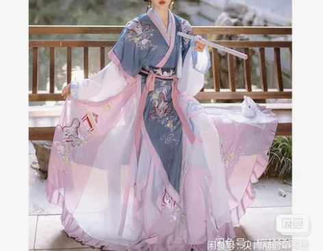耀春 晋制 神仙款 重工刺绣交领春秋晋儒四...