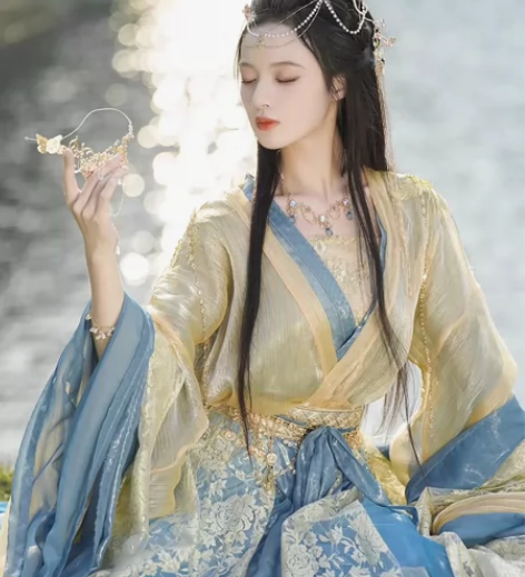 代拍 司南阁原创【神女】汉服女南北朝大袖襦...