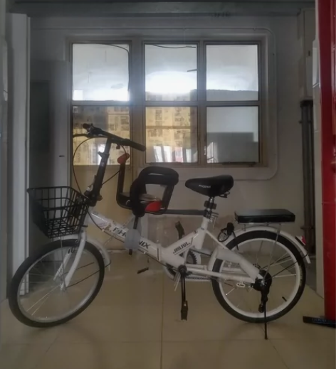 凤凰20寸自行车 可折叠 一次没骑 没有任...