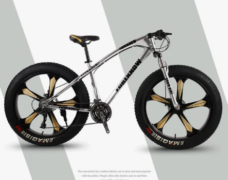 山地自行车男女学生单车变速越野沙滩雪地车成...