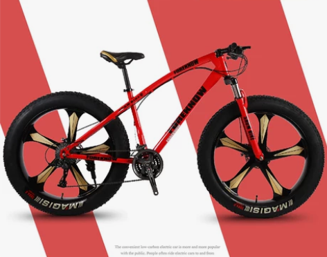 山地自行车男女学生单车变速越野沙滩雪地车成...