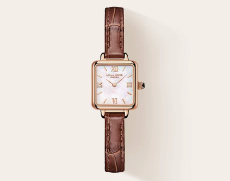 Lola Rose小棕表 白母贝精致轻奢气...