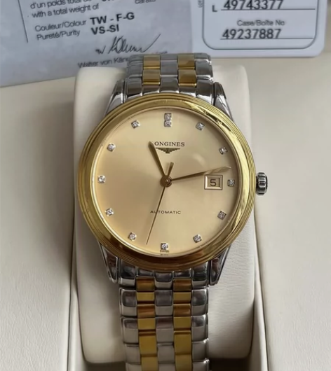 浪琴军旗系列L4.974.3.37.7男士...