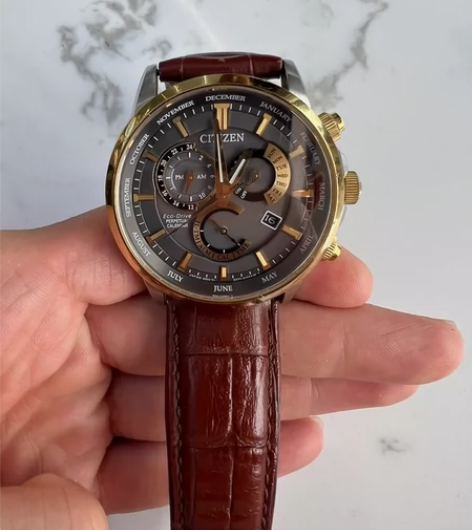 CITIZEN西铁城光动能万年历男表BL8...