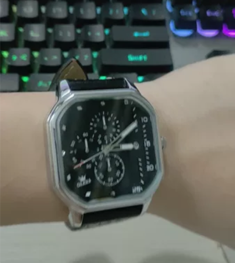 正品欧利时 Olevs 男生手表皮带防水石...