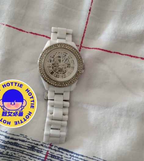 铁达时机械手表 陶瓷腕带 正品铁达时手表 ...