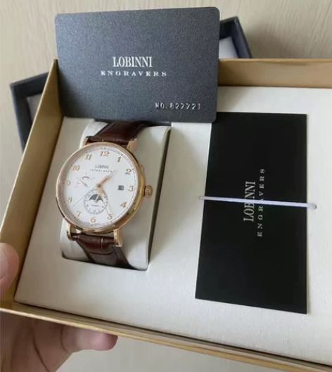 全新正品   罗宾尼手表简约男士全自动机械...
