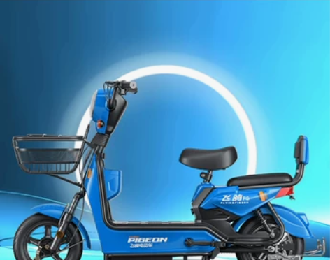 飞鸽新国标电动车小型车男女代步电瓶车亲子电...