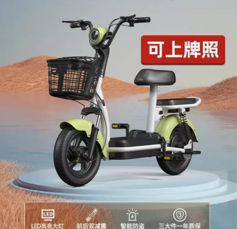 只骑过一次，基本全新，有头盔，充电器，雨披...