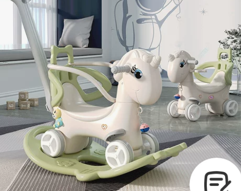 摇摇马木马儿童摇马宝宝溜溜车二合一周岁生日...