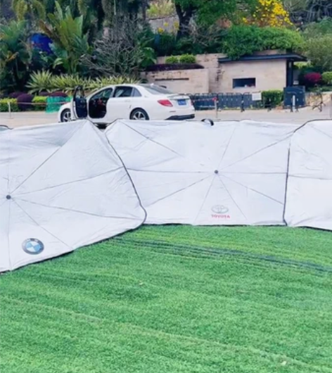 汽车夏季折叠遮阳伞 前挡风玻璃罩防晒隔热神...