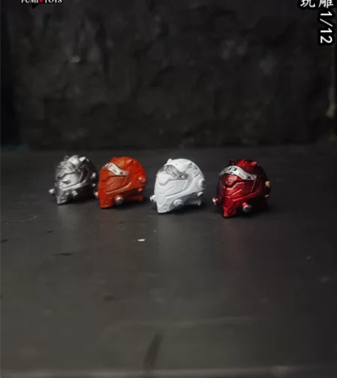 模型女兵人1/12头雕 科幻头盔 6寸机甲...