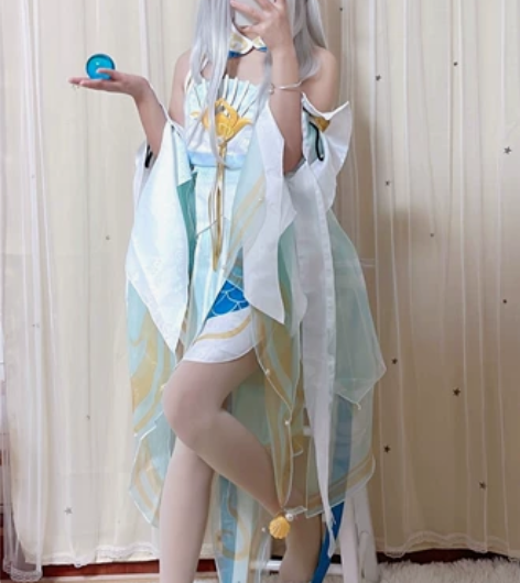 【西施cos游龙清影】全新西施皮肤游龙清影...