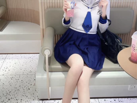 原神神里绫华cos服喜茶联动JK套装神里绫...