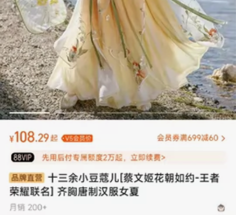 十三余小豆蔻儿[蔡文姬花朝如约-王者荣耀联...