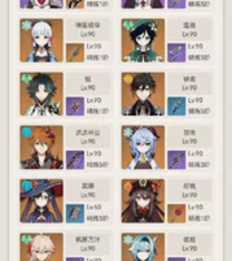 #原神 开服号60级，氪过几千块，活动全做...