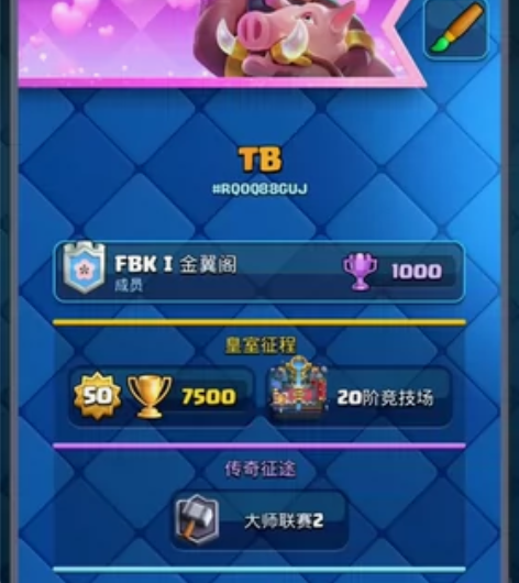 皇室战争双服0-7500天梯低价上分代打，...