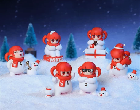 DNF地下城魔界雪人套装扮礼包盲盒模型女