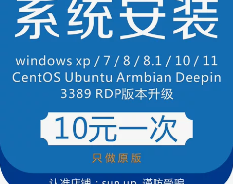 系统安装重装系统升级远程系统激活开机密码清...