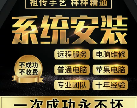 远程维修电脑、在线重装系统纯净版、重装做系...