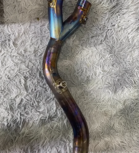 雅马哈R1 钛合金天蝎排气 中段 有修复过...