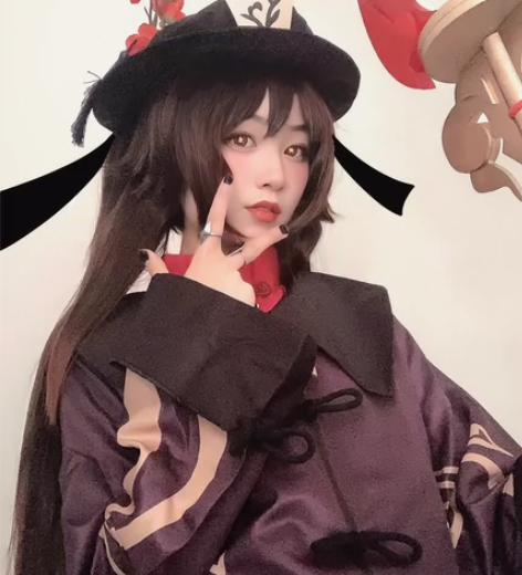 胡桃cos服大全套 原神 m码 非名家假毛...