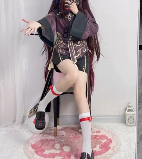 【胡桃cos】全新原神 往生堂堂主胡桃co...