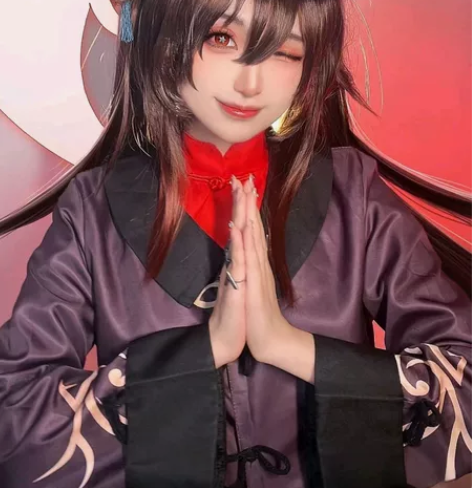 原神cos胡堂主胡桃cosplay服装全套...