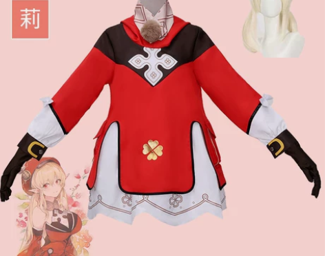 现货原神cos服可莉七星刻晴cos服胡桃c...