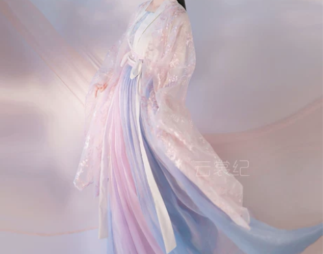 【云裳纪 律吕迢扬】春樱紫蓝 六米摆一片式...