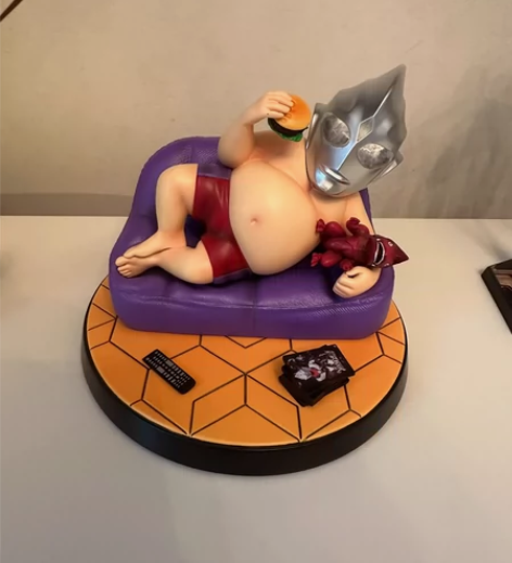 【正版】肥仔奥特曼 迪迦 限量手办雕像 正...