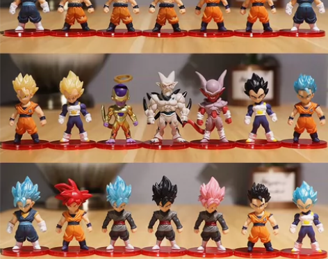 七龙珠超手办全套21款公仔孙悟空悟饭贝吉塔...