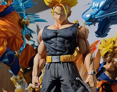 超大七龙珠手办圣殿特兰克斯GK模型赛亚人动...
