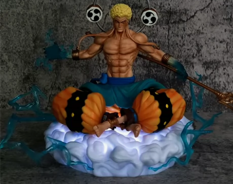 【全新包邮】海贼王 BT 雷神 艾尼路 坐...