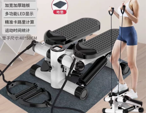 踏步机家用静音减肥神器原地登山脚踏机女多功...