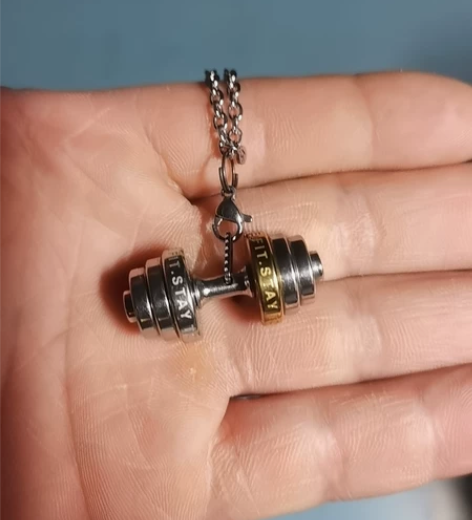 ?哑铃项链「旋动杠铃片」RAWNESS美国...