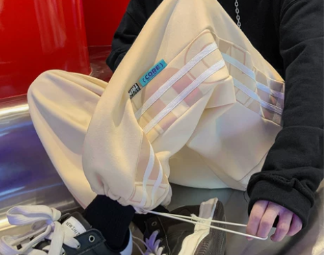 【年货价】工装运动裤女ulzzang宽松束...