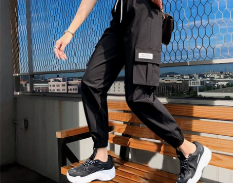 【狂欢价】cargo工装裤女宽松bf201...