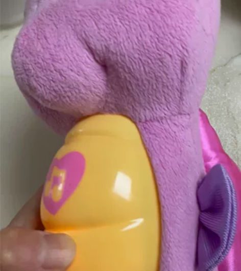 9新费雪声光安抚海马、粉色，可拆洗、不带电...