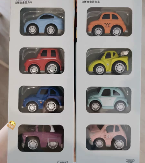 贝恩施儿童惯性回力小汽车 宝宝迷你耐摔合金...