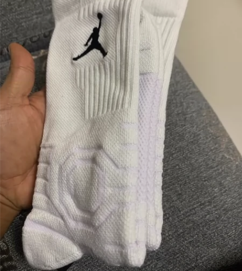 【30元3双】飞人篮球袜毛巾底篮球袜中筒高...