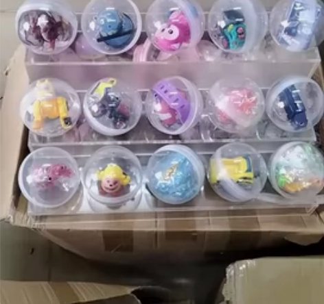 100mm扭蛋玩具批发扭蛋机礼品机全透明扭...