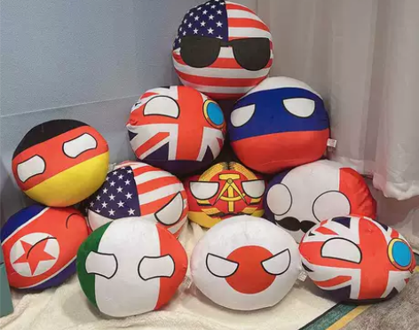 可爱波兰球动漫周边cos玩偶娃娃毛绒玩具