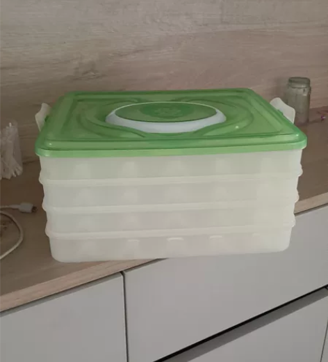 几乎全新的冻饺子盘，就用过一次，现在换冰箱...